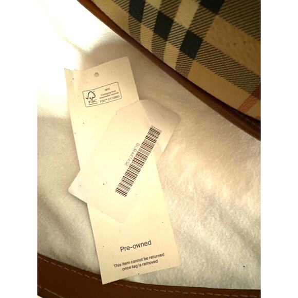 Vintage Burberry Authentic Crossbody Bag Purse - Picture 12 of 13